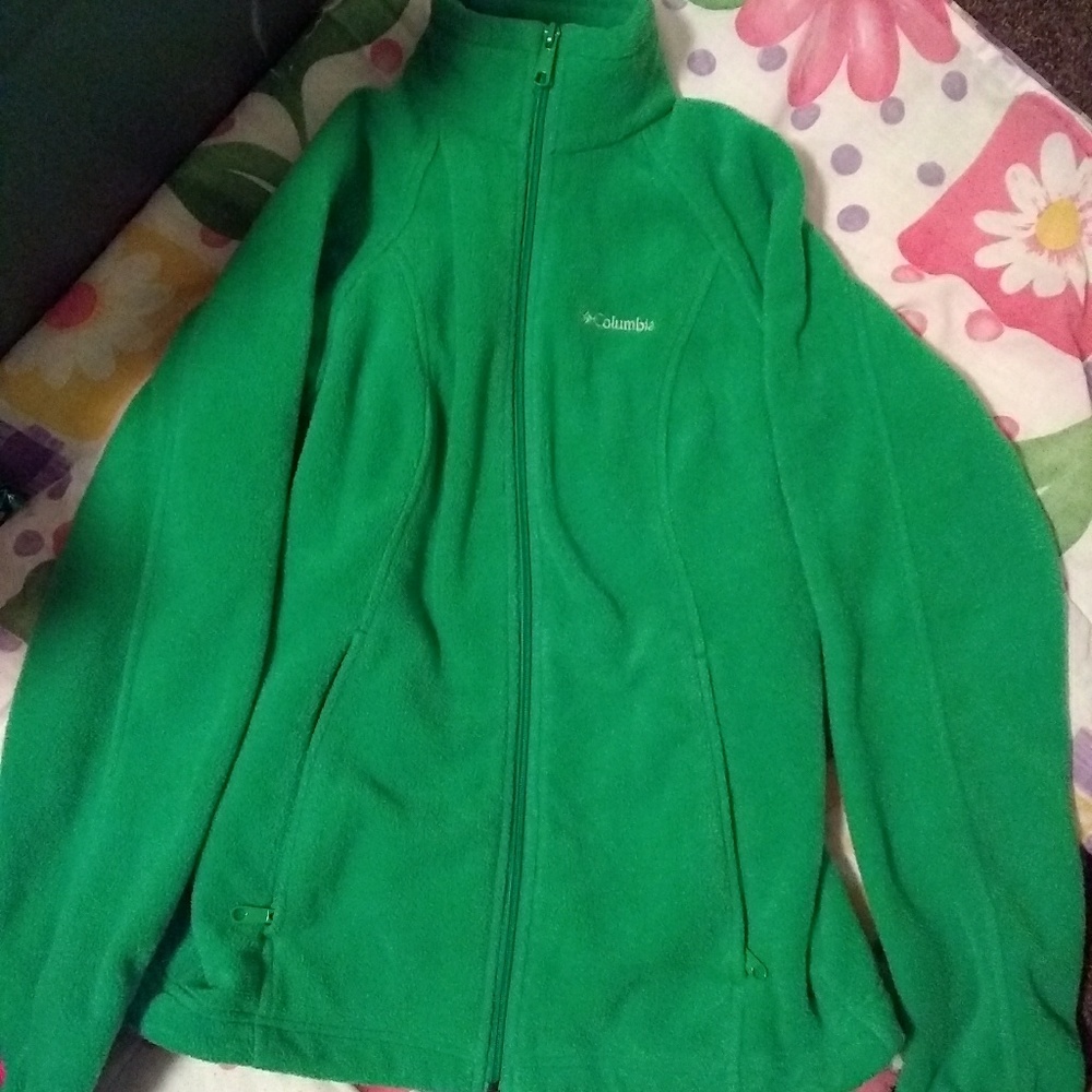 Columbia zip-up sweater C: